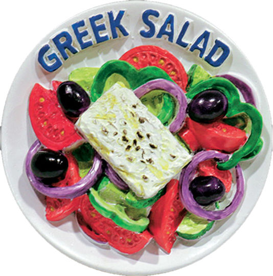 Steliac Magnet Rotund Salată Țărănească 6x6cm