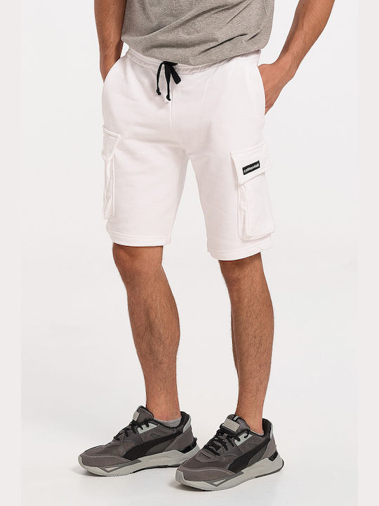 Cotton4all Herrenshorts Cargo Weiß