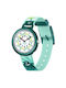 FlikFlak Kids Analog Watch Beary Cute with Fabric Strap Green