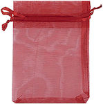 Justnote Stoff Beutel für Geschenke Rot 12.5x17.5cm. 100Stück