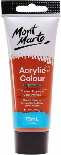 Mont Marte Signature Acrylic Colour Ακρυλικό Χρώμα Ζωγραφικής Κόκκινο 75ml