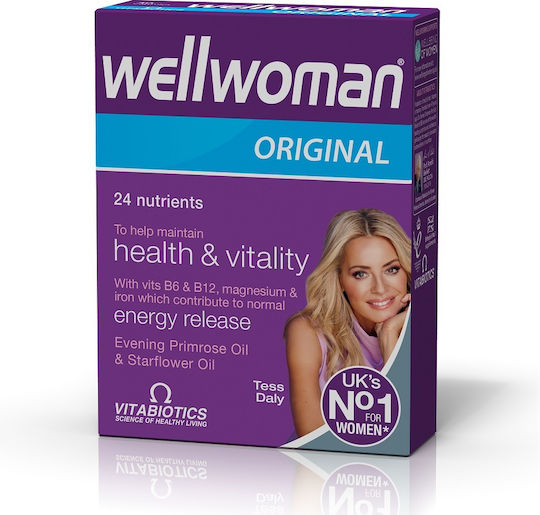 Vitabiotics Wellwoman Original Συμπλήρωμα για την Εμμηνόπαυση 30 ταμπλέτες