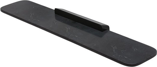 Geesa Montat pe perete Raft Baie Metal 60x11.8x3.5cm Neagră