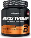 Biotech USA Nitrox Therapy Pre-workout Drink Powder With Amino Energy Blend Supliment Pre Workout 340gr Fructe Tropicale