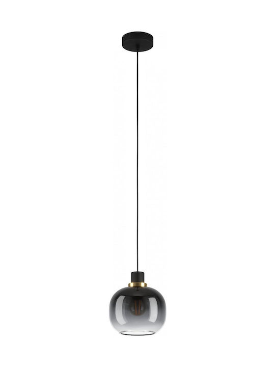 Eglo Oilella Pendul de iluminat O singură lumină pentru soclu E27 Negru