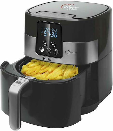 Sogo Air Fryer 3lt Μαύρο FRE-SS-10485