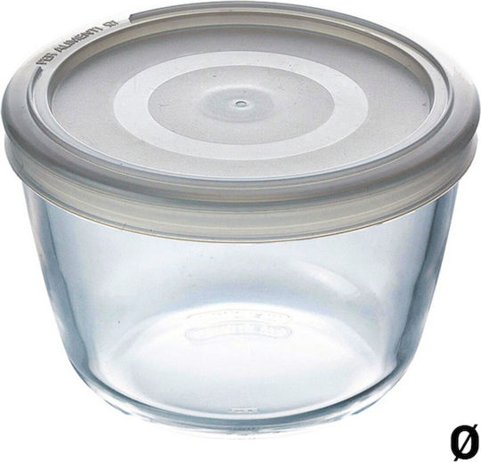 Pyrex C&F Кутия за обяд Стъкло Бял Подходяща за микровълнова фурна 1100мл 1бр