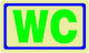Infosign WC-Schild 7x11.5cm 16460