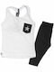 Kids' Set with Leggings Summer 2pcs White
