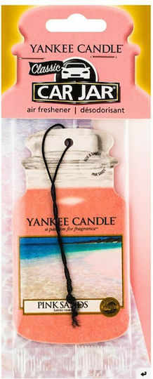 Yankee Candle Αρωματική Καρτέλα Κρεμαστή Αυτοκινήτου Pink Sands