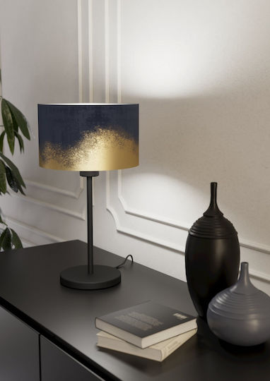 Eglo Casuarita Metal Table Lamp for Socket E27 with Gold Shade and Black Base