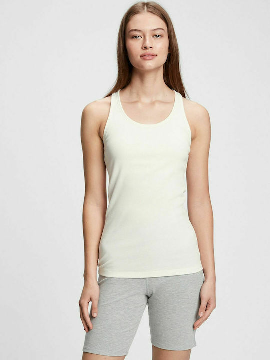 GAP Women's Summer Blouse Cotton Sleeveless White