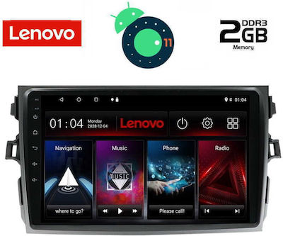 Lenovo LVB 4713 GPS Ηχοσύστημα Αυτοκινήτου για Toyota Corolla 2006-2012 (Bluetooth/USB/AUX/WiFi/GPS) με Οθόνη 9"