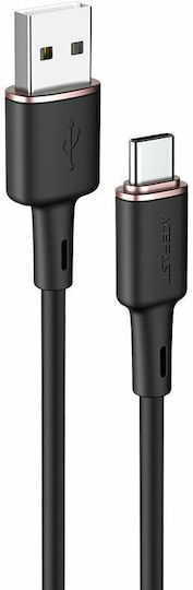 Acefast C2-04 USB 2.0 Cable USB-C male - USB-A Μαύρο 1.2m