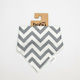 Just Baby Bandana Stoff mit Taste Gray