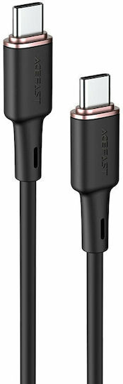 Acefast C2-03 USB 2.0 Cable USB-C male - USB-C 60W Black 1.2m