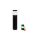 Eglo Basalgo Outdoor Floor Lamp Small Post 9W IP44 for E27 Black