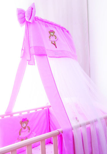 Mini Raxevsky Baby Crib Bedding Set Bear Ballet 2pcs Pink