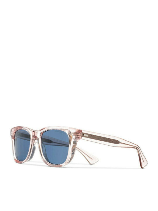 Cutler And Gross Unisex Γυαλιά Ηλίου με Ροζ Κοκκάλινο Σκελετό και Μπλε Φακό