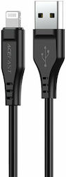 Acefast C3-02 USB to Lightning Cable Μαύρο 1.2m