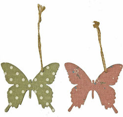 Bunny's Easter Butterfly Wooden 7x8pcs Set of 2pcs (Μiscellaneous Colors)