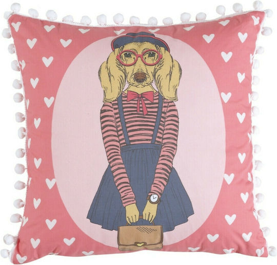 Kentia Perna Decorativă Pentru Copii Otto Roz 45x45 cm