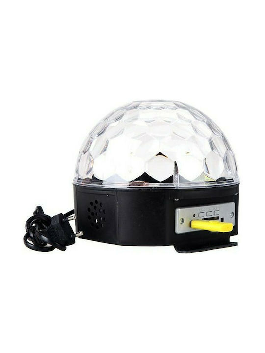 Disco Decorative Lamp with RGB Lighting Party Light LED Black