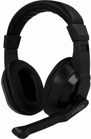Maxlife MXHH-01 Über Ohr Gaming-Headset mit Verbindung 2x3,5mm Schwarz