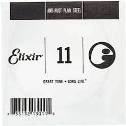 Elixir Einzel Plain Stahl E-Gitarrensaiten 11"