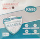 Max Barbeador Max-02 KN95 3D Care Disposable Pr...