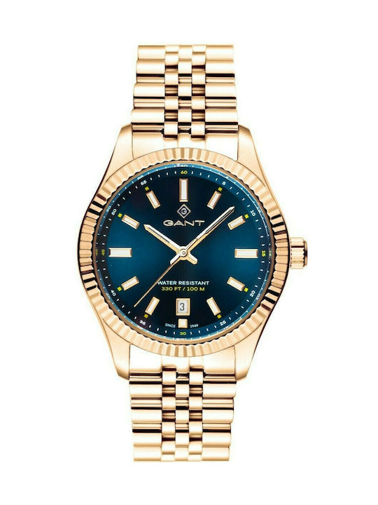 Gant Sussex Uhr mit Gold Metallarmband