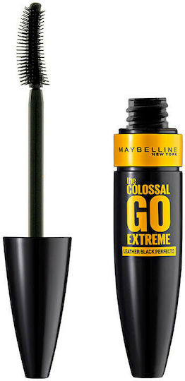 Maybelline The Colossal Go Extreme Mascara για Όγκο Leather Black 2x9.5ml