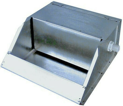 Automatic Galvanized Waterer for Dogs Silver