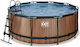 Exit Toys 10126 Piscină Rotundă cu Cadru Metalic 360x122cm