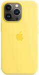 Apple Silicone Case With MagSafe Silicone Back Cover Durable Lemon Zest (iPhone 13 Pro)