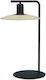 Eglo Mayazes Metal Table Lamp for Socket GU10 with Beige Shade and Black Base