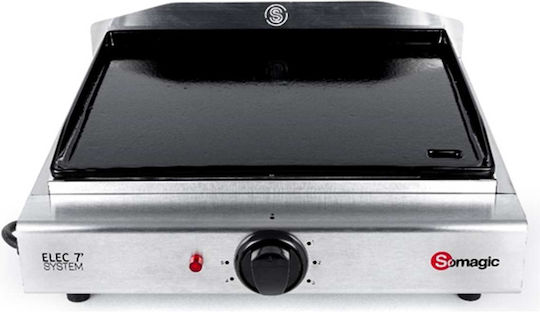 Somagic Electric Flat Top Griddle 49.5x46x19.5cm 2.2kW with Flat Plate Stila
