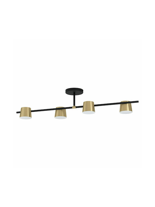 Eglo Altamira Deckenleuchte 115.5cm Gold mit Fassung GU10