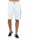 Sportliche Herrenshorts Weiß