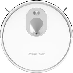 Mamibot EXVAC680S Σκούπα Ρομπότ για Σκούπισμα & Σφουγγάρισμα με Χαρτογράφηση και Wi-Fi Λευκή