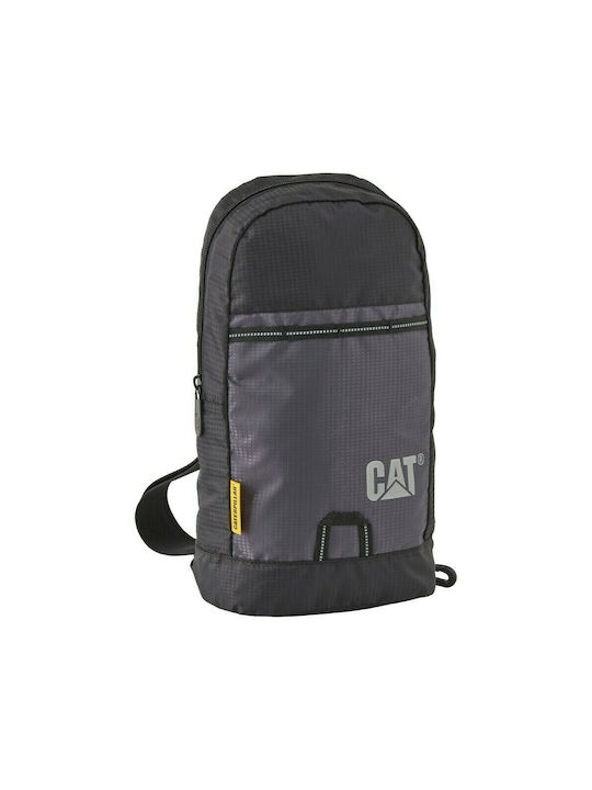 CAT Road Strip Ανδρική Τσάντα Στήθους σε Μαύρο χρώμα