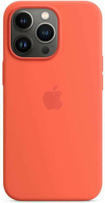 Apple Silicone Case With MagSafe Nectarine (iPhone 13 Pro)