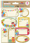 Notebook Labels 14x12cm Birthday 8pcs