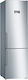 Bosch Ψυγειοκαταψύκτης 368lt Total NoFrost Υ203xΠ60xΒ66εκ. Metal Look KGN397LEQ