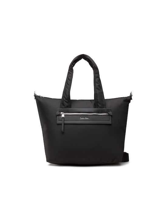 Calvin Klein Essential Γυναικεία Τσάντα Shopper 'Ωμου Μαύρη