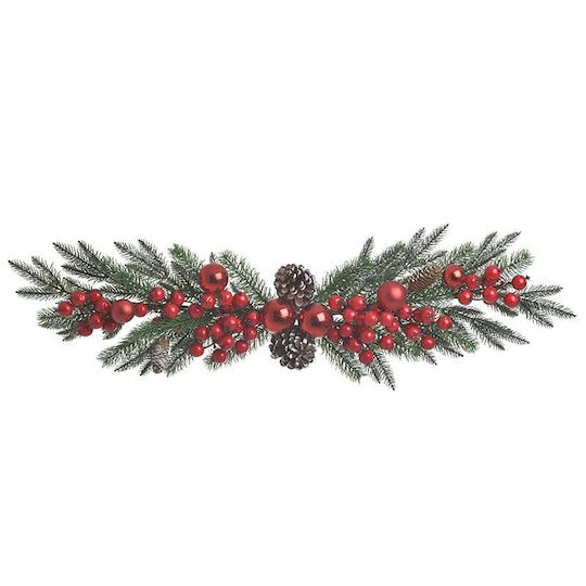 Inart Crăciun Decorativ Plastic Floare cu con de pin