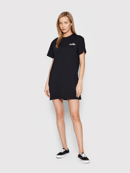 Ellesse Adore Καλοκαιρινό Mini Αθλητικό Φόρεμα T-shirt Κοντομάνικο Μαύρο