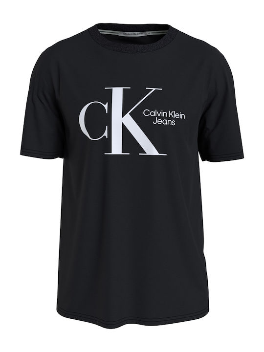 Calvin Klein Ανδρικό T-shirt Μαύρο με Λογότυπο