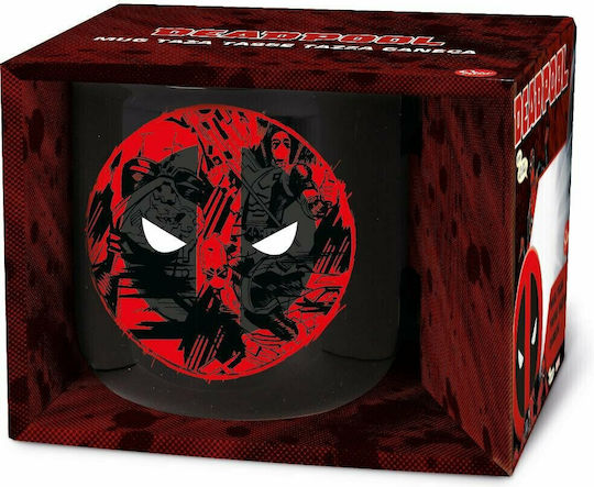Stor Deadpool Κούπα Κεραμική Μαύρη 400ml Stor Deadpool Κούπα Κεραμική Μαύρη 400ml
