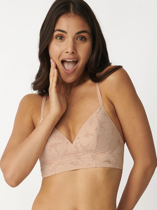 Sloggi Zero Lace 2.0 Bralette Σουτιέν Μπεζ